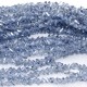 Triangle Crystal Beads, 4mm, 6mm, blue gray light