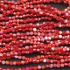 4mm flat round glass crystal beads, velvet AB, about 140-150pcs