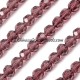 8mm round crystal beads, Amethyst,about 70 beads