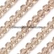 8mm round crystal beads, silver champagne,about 70 beads