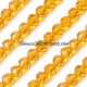 8mm round crystal beads, Sun,about 70 beads
