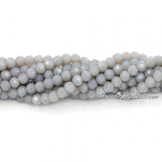 4mm gary jade chinese round crystal beads about 95 beads