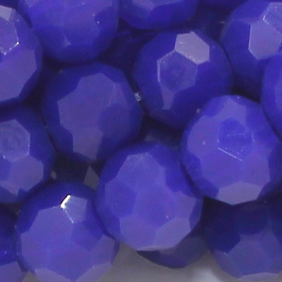 4mm chinese round crystal beads,  opaque navy, about 95 beads