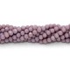 4mm chinese round crystal beads, opaque purple, about 95 beads