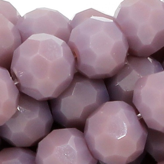 4mm chinese round crystal beads, opaque purple, about 95 beads
