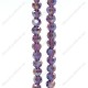 4mm chinese round crystal beads, Violet AB, about 95 beads