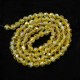 4mm chinese round crystal beads, lemon AB, about 95 beads