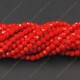 4mm chinese round crystal beads,  Red Velvet, about 95 beads