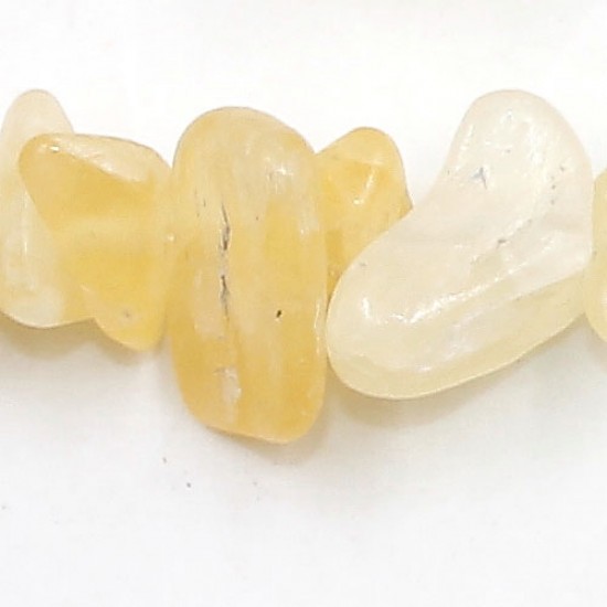 topaz Gemstone Chips,, 3mm-8mm, Hole:Approx 0.8mm, Length:Approx 30 Inch