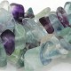 Smooth Fluorite Chip Beads,  5mm to 10mm, Hole:Approx 0.8mm, Length:Approx 35 Inch