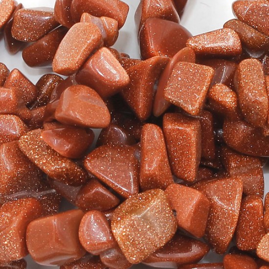 Natural Goldstone Beads, Nuggets, 4mm-8mm, Hole:Approx 0.8mm, Length:Approx 30 Inch