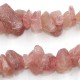 Strawberry Quartz chip Lepidocrocite chip, Gemstone Chips, 5mm to 10mm, Hole:1mm, Length:Approx 35 Inch