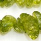Gemstone Chips, dyeing crackle Crystal, Olive, 5mm-10mm, Hole:Approx 0.8mm, Length:Approx 15 Inch