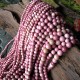 AAA Rhodonite Beads  round 4mm, 6mm, 8mm, 10mm, 12mm, Natural pink beads Jewelry making, 15.5 inch