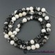 Black White Zebra Jasper Beads, Natural Stone Bea  round 4mm, 6mm, 8mm, 10mm, 12mm, 15.5 inch