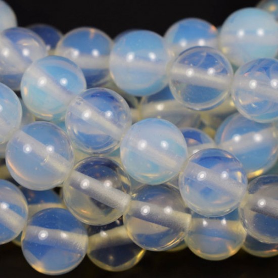 Sea Opal Opalite Beads 4mm 6mm 8mm 10mm 12mm 14mm 16mm Round about 14.5 Inch
