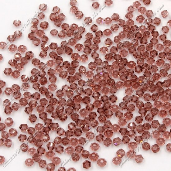700pcs 3mm AAA chinese crystal bicone beads, amethyst