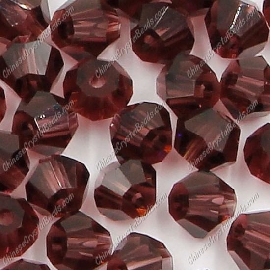 700pcs 3mm AAA chinese crystal bicone beads, burgundy