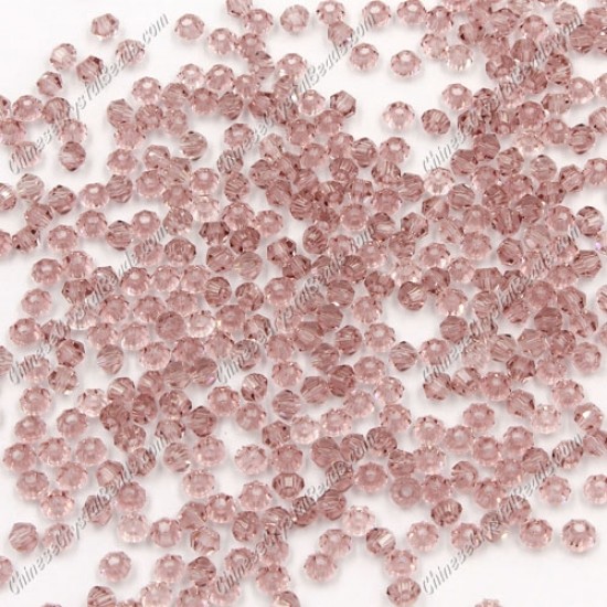 700pcs 3mm AAA chinese crystal bicone beads, lt amethyst