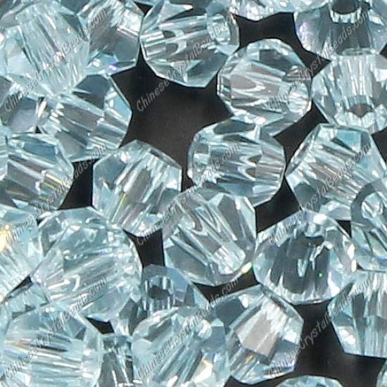 700pcs 3mm AAA chinese crystal bicone beads, lt aqua