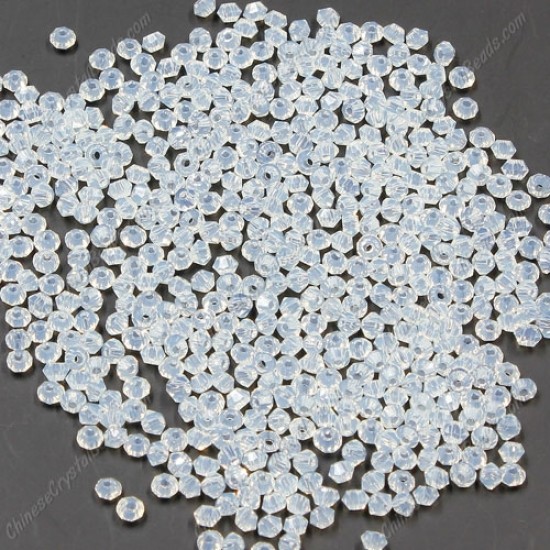 700pcs 3mm AAA chinese crystal bicone beads, opal