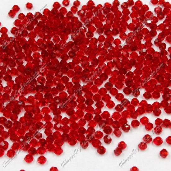 700pcs 3mm AAA chinese crystal bicone beads, Siam