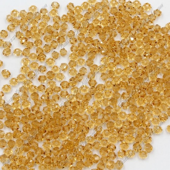 700pcs 3mm AAA chinese crystal bicone beads, g champange