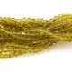 4mm Bicone crystal beads, Khaki, about 100 beads