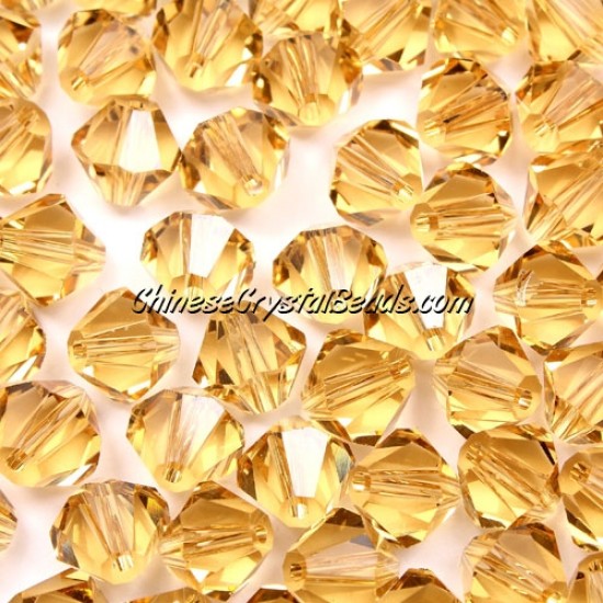 140 beads AAA quality Chinese Crystal 8mm Bicone Beads, G. champagne
