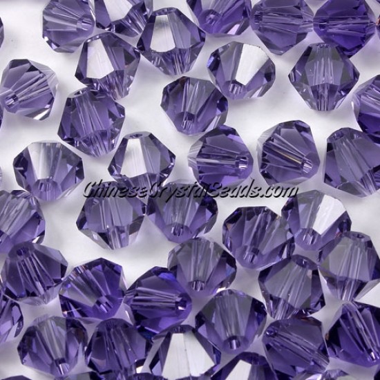 140 beads AAA quality Chinese Crystal 8mm Bicone Beads, Violet