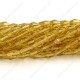 4x8mm crystal bicone beads amber, about 72 beads per strand