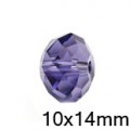10x14mm Rondelle Crystal Beads