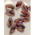 4x8mm crystal bicone beads