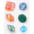 Glass Connector Charms