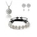 pave jewelry sets