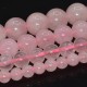 Genuine Pink Crystal Natural Rose Pink Quartz Loose Beads Grade A Round Shape 4mm 6mm 8mm 10mm 12mm 14mm