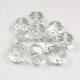 Crystal Rondelle Bead Strand, Clear, 12x16mm ,10 piece