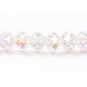 chinese crystal Rondelle bead Strand, Clear AB, 14x18mm, 10 beads
