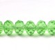 chinese crystal Rondelle Bead Strand, lime green, 14x18mm ,10 beads