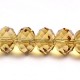 chinese crystal Rondelle Bead Strand, Champagne, 14x18MM ,10 beads