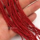 1.7x2.5mm rondelle crystal beads, dark red velvet, 190Pcs