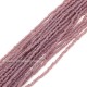 1.7x2.5mm rondelle crystal beads, opaque purple, 190Pcs