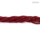 130Pcs 2x3mm Chinese Rondelle Crystal Beads strand, maroon
