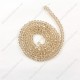 130Pcs  2x3mm Chinese Rondelle Crystal Beads, Silver Champagne