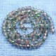 130Pcs 3x4mm Chinese rondelle crystal beads, 3x4mm, green purple