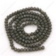 130Pcs 3x4mm Chinese rondelle crystal beads, dark gray jade