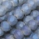 130Pcs 3x4mm Chinese Rondelle Crystal Beads, Matte Magic Blue