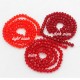130Pcs 3x4mm chinese crystal Long rondelle beads, light Siam