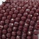 130Pcs opaque maroon velvet 3x4mm chinese crystal  Rondelle Beads