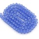 95Pcs 4x6mm opal med blue Chinese Rondelle Crystal Beads